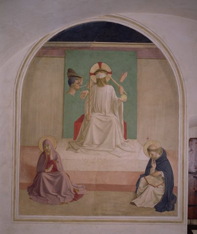 La Dérision du Christ avec la Vierge et Saint Dominique, 1442 - Fra Angelico